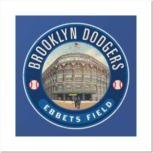 Brooklyn Dodgers Ebbets Field by Buck Tee Posters and Art